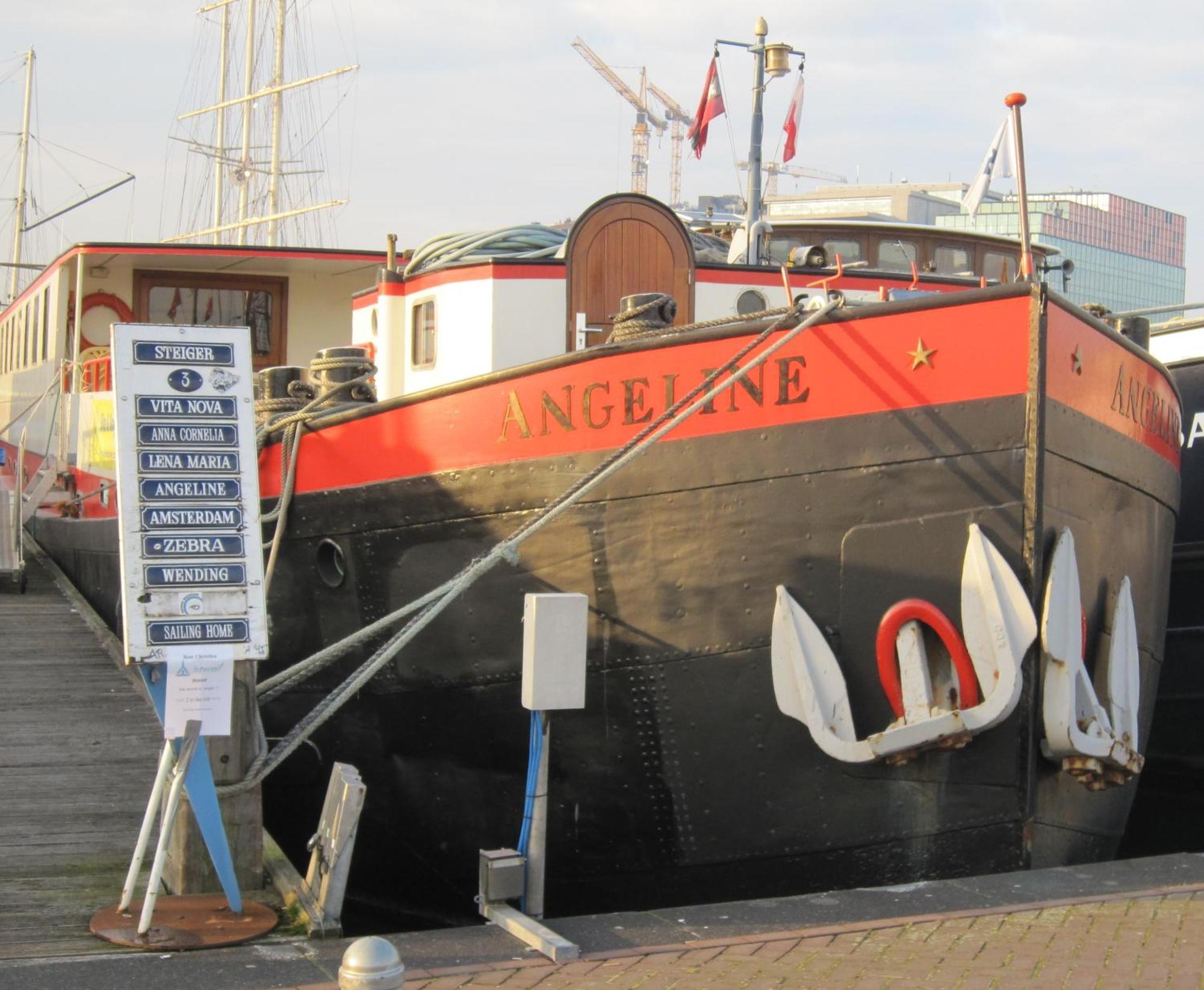 Hotelboat Angeline Amsterdam Exterior photo